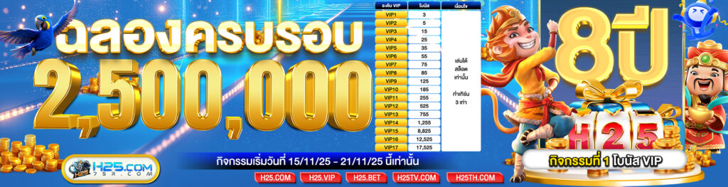 h25 ฉลองครบรอบ